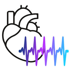 Herz mit zu schnellem Herzschlag (Tachykardie)